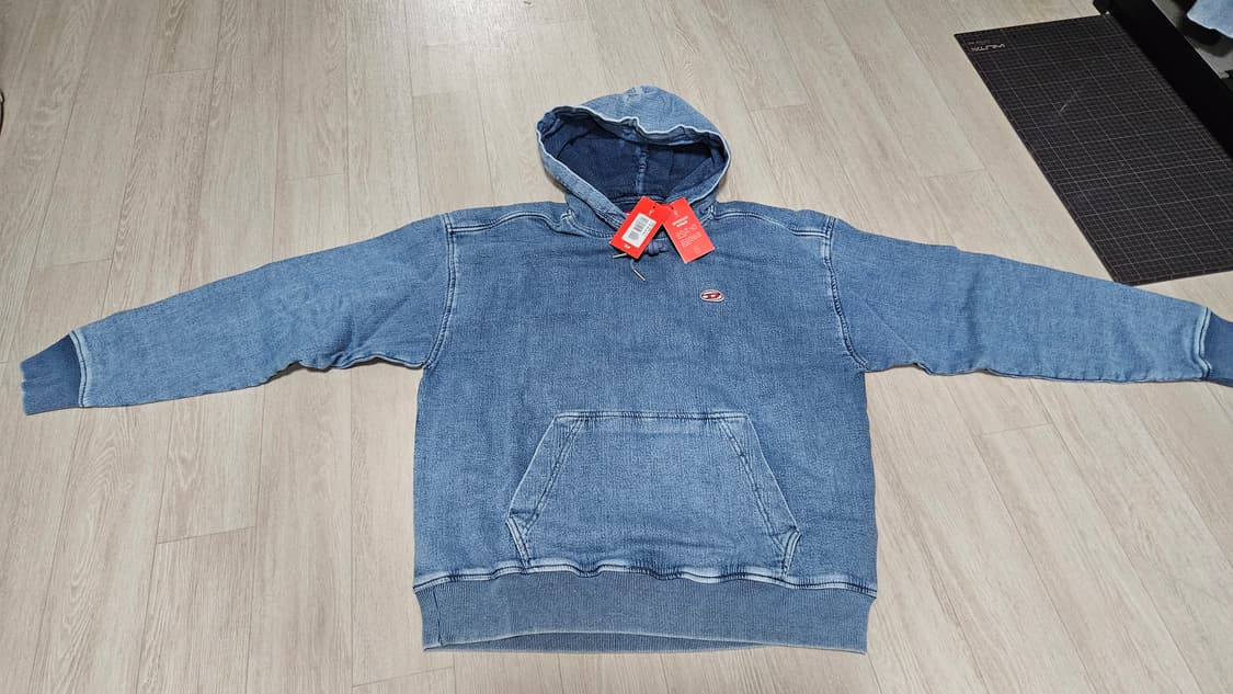 디젤 연청 후드티 상품이미지1