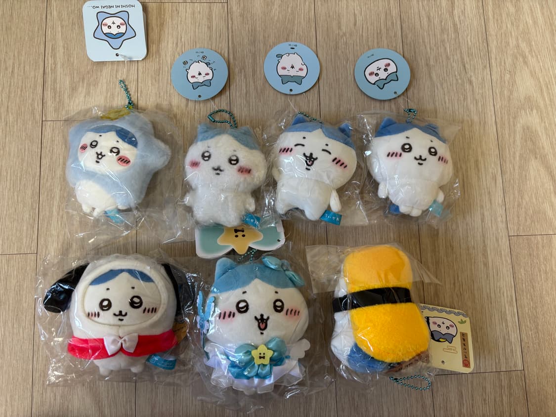 (치이카와정품)하치와레 마스코트 세트2 상품이미지1