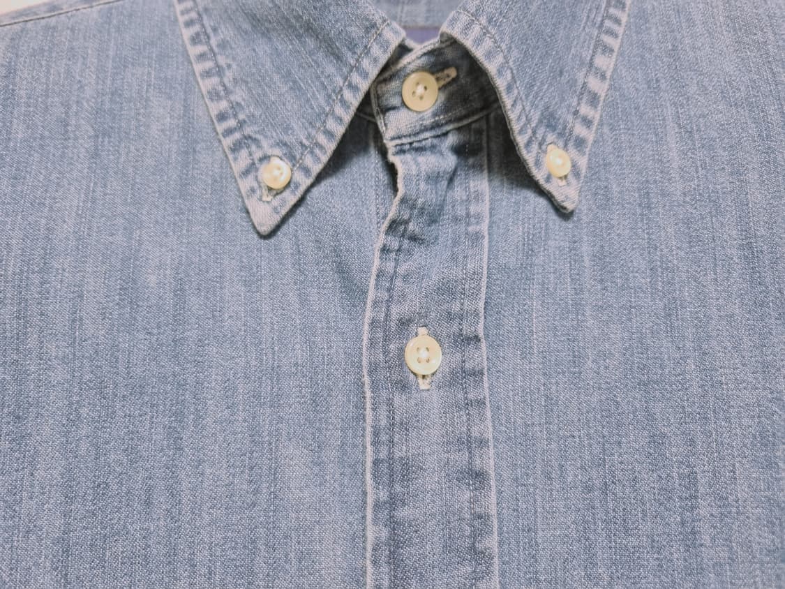 남성 폴로 멀티포니 긴팔 데님 청 셔츠 남방 상품이미지5