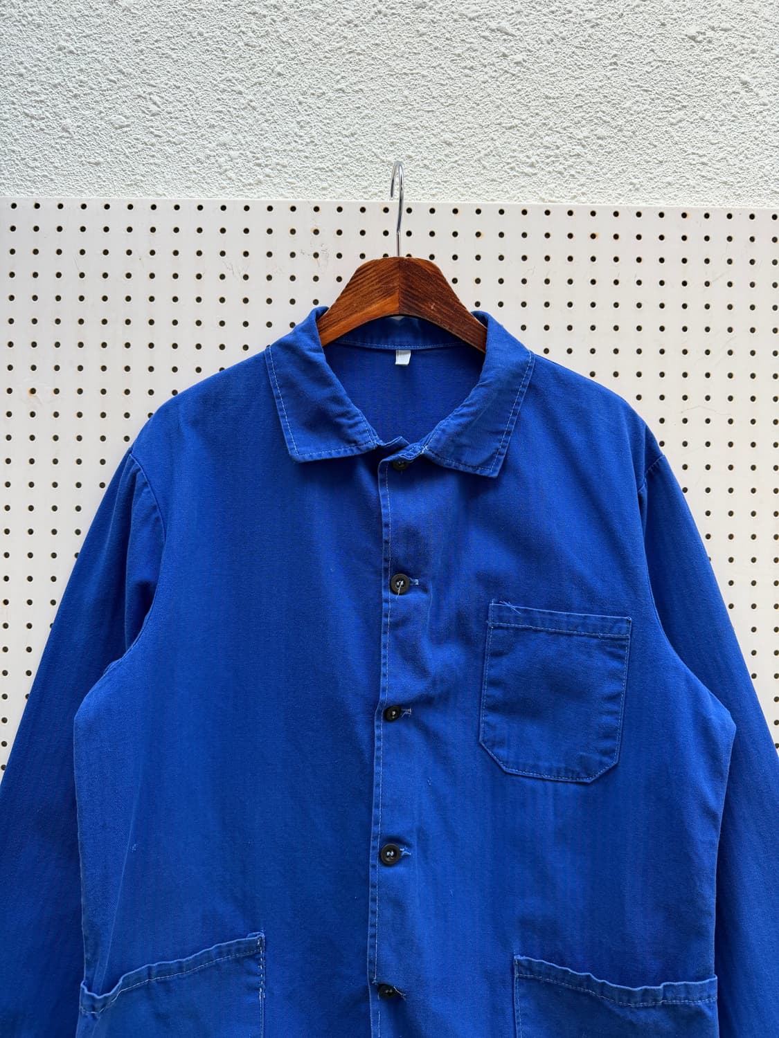 OLD VINTAGE WASHED BLUE HBT 헤링본 프렌치워크자켓 상품이미지5