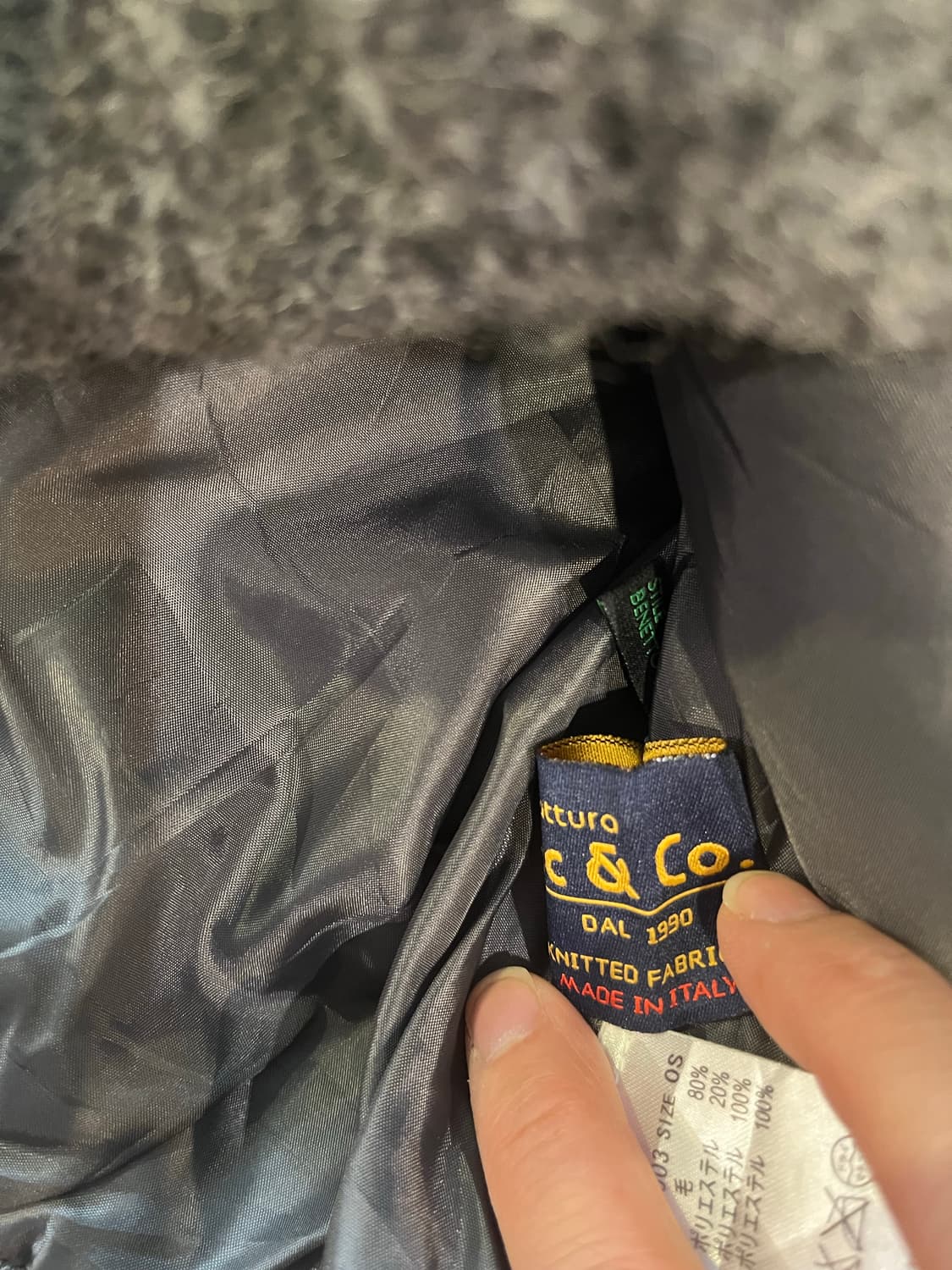 Japan vintage mac&co 부클 울자켓 상품이미지6