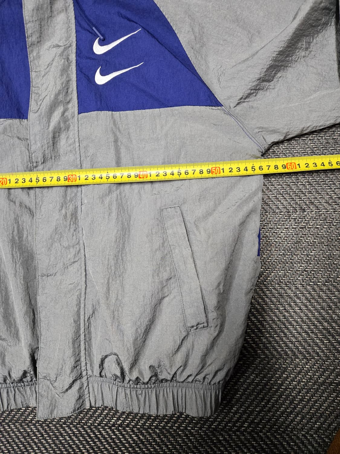 나이키 더블스우시 우븐 후드자켓 그레이블루 상품이미지8