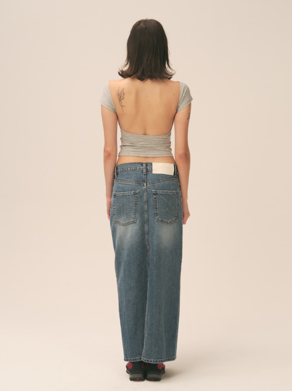 글로니 데님 스커트 S 상품이미지2