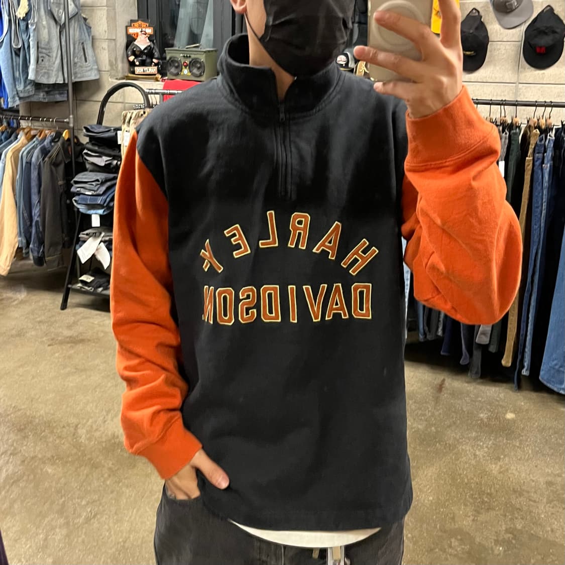 00s 할리데이비슨 아노락 스웻셔츠 (105) 상품이미지1