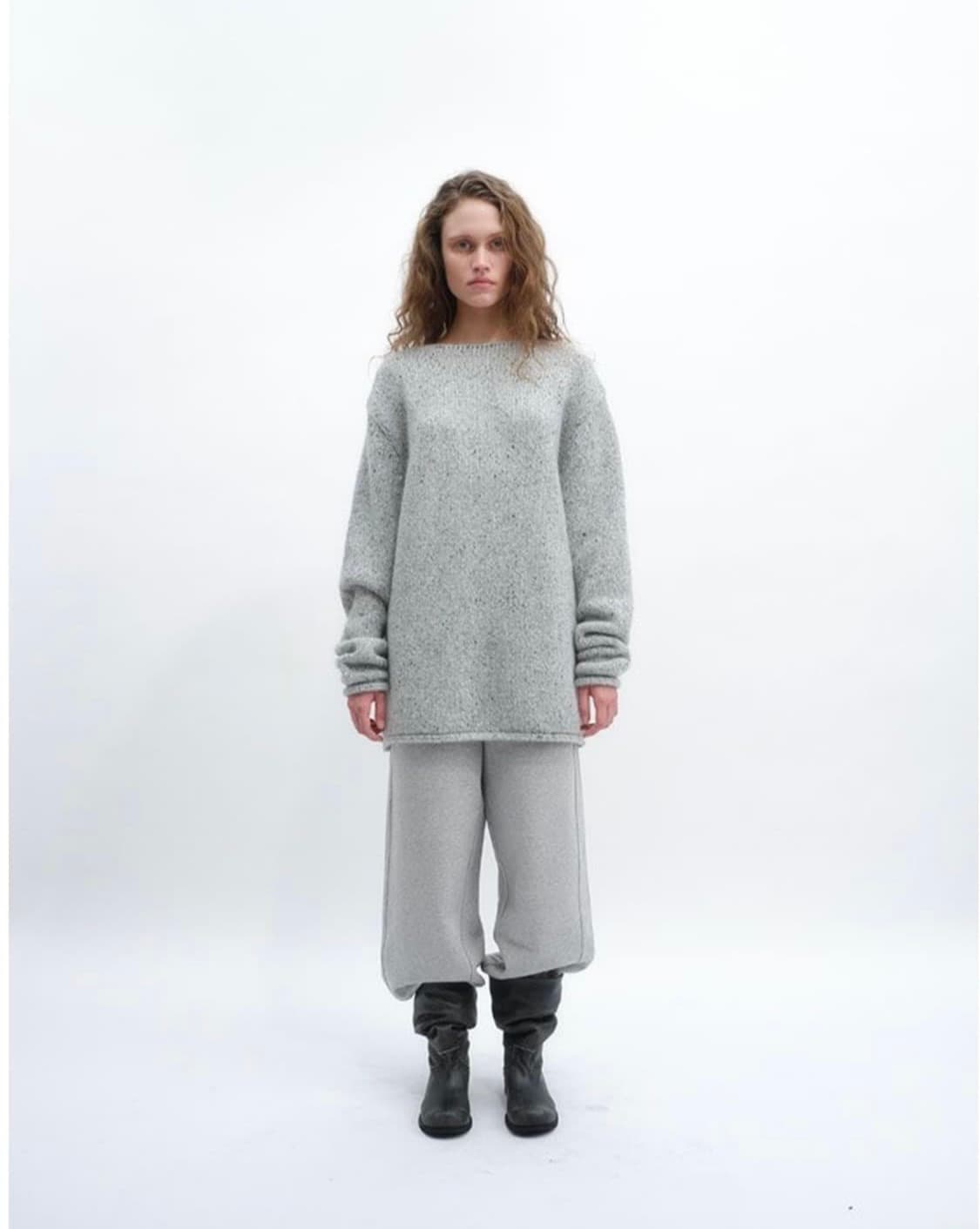 REPOS Mohair Crew Neck Knit 리포 스 모헤어 니트 상품이미지1