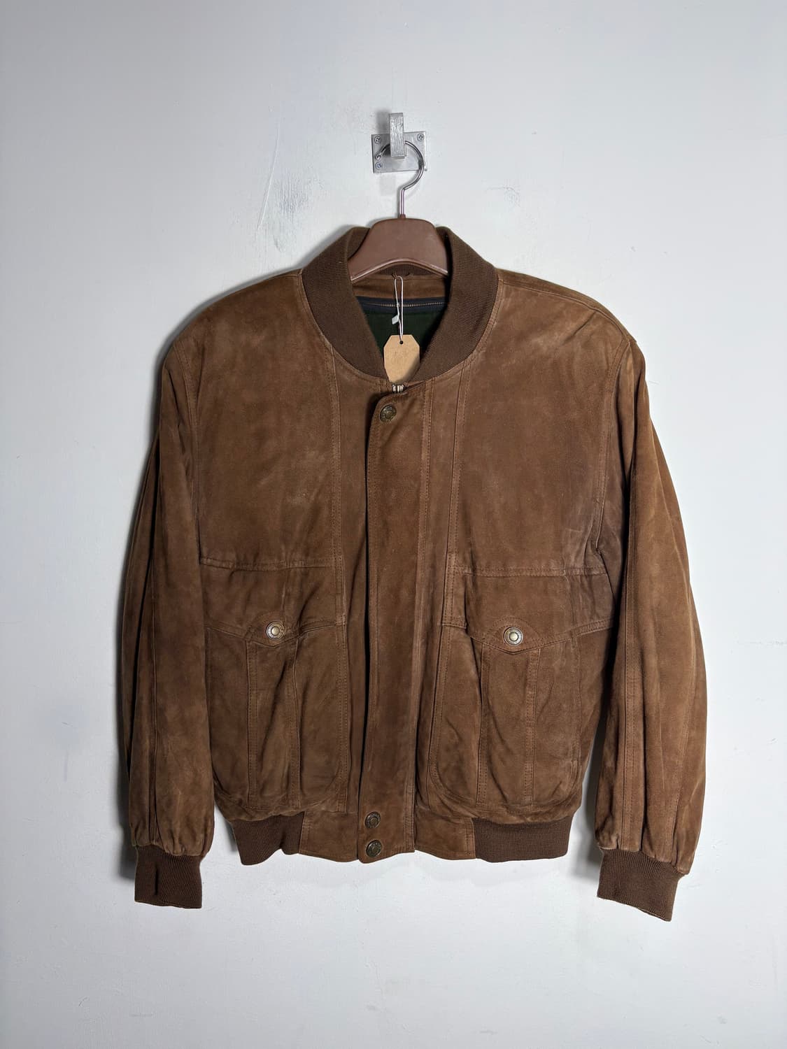 갤럭시 염소가죽 스웨이드 봄버 자켓 상품이미지1