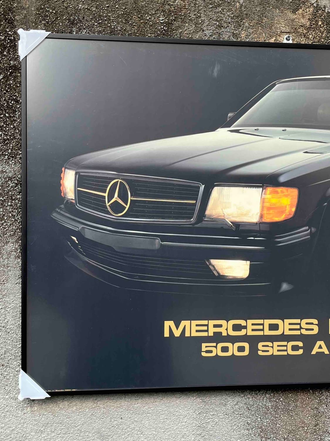 MERCEDES BENZ 500 SEC AMG 벤츠 포스터 상품이미지2