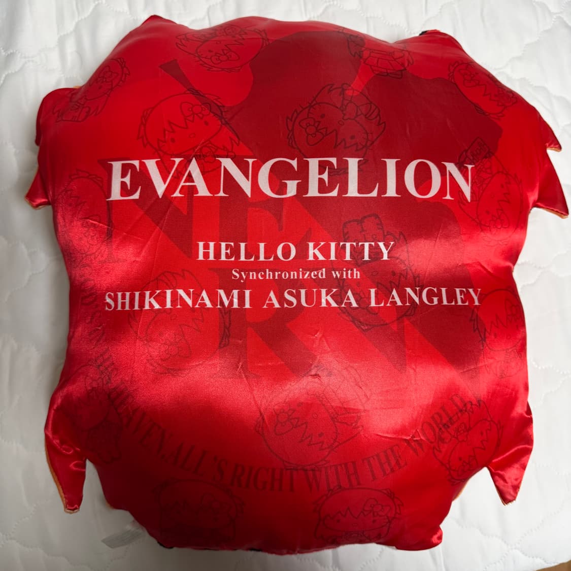 에반게리온 아스카 헬로키티 쿠션 상품이미지2