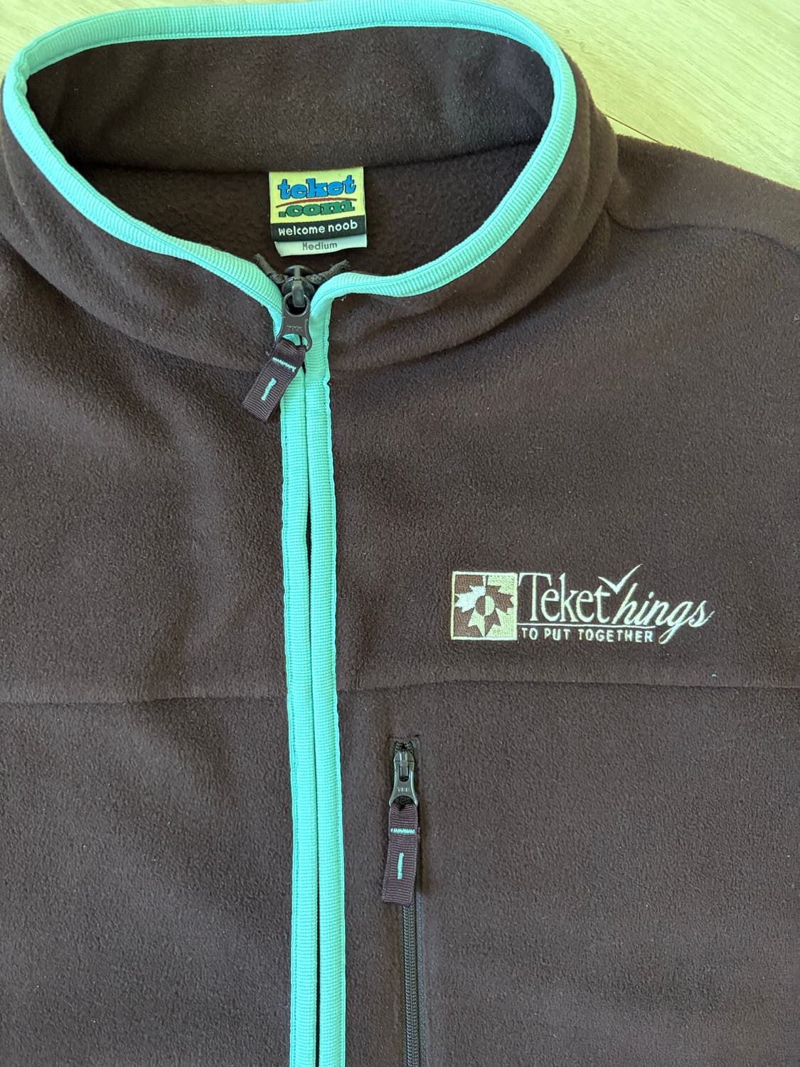 테켓 플리스 브라운 상품이미지3