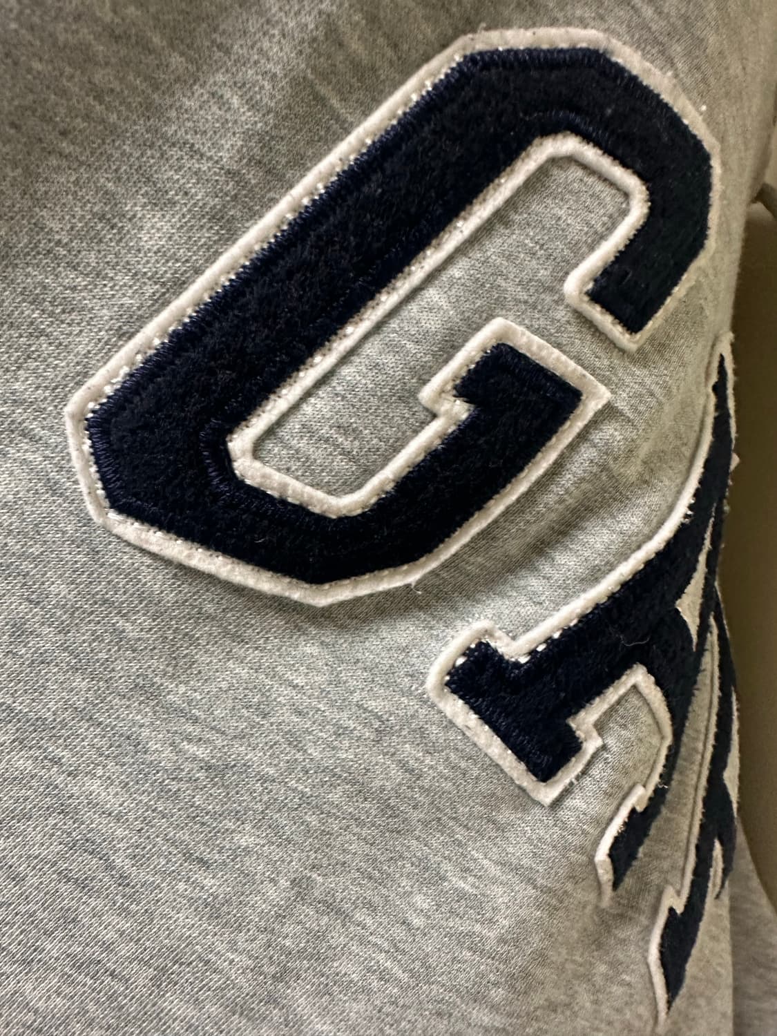 빈티지 갭 GAP 빅로고 그레이 후드티 상품이미지6