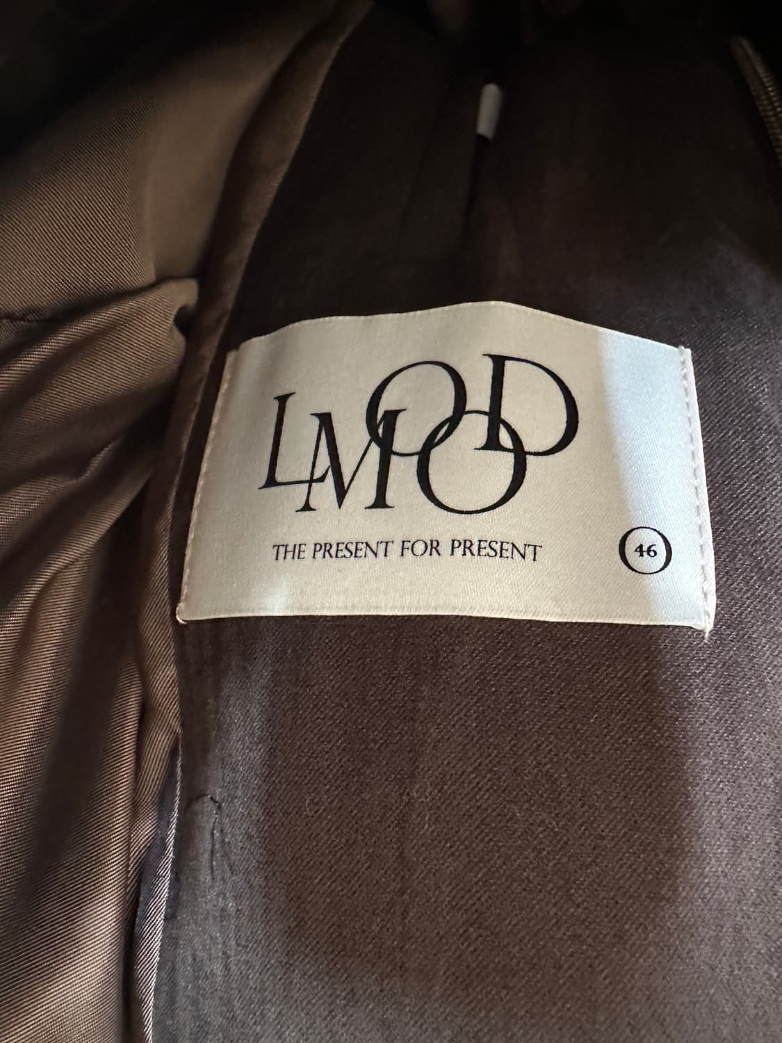 [46] 엘무드 닷츠 블루종 자켓 브라운 상품이미지4