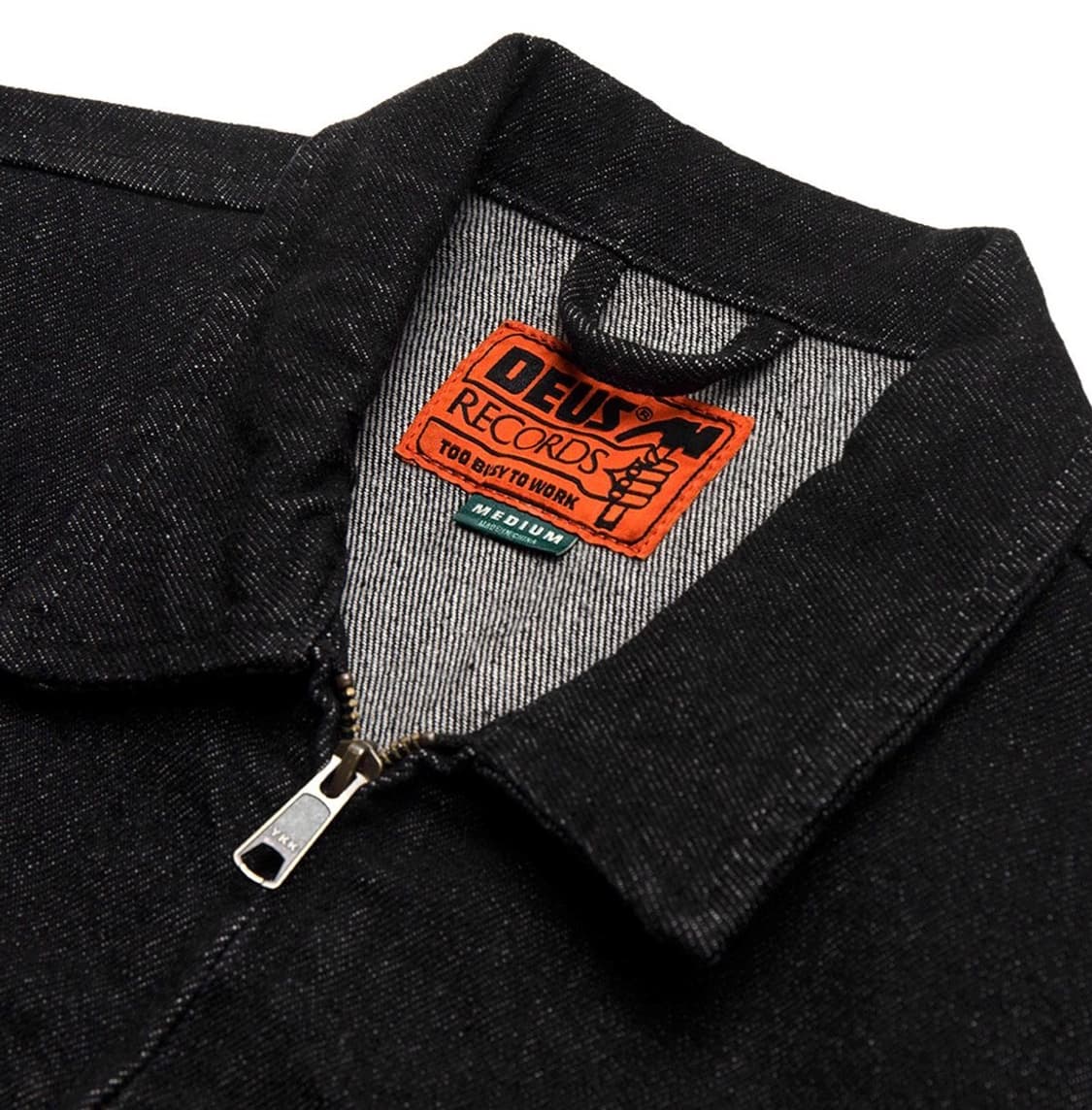 정품 데우스 엑스 마키나 레코즈 블랙 데님자켓(M,새상품) 상품이미지1