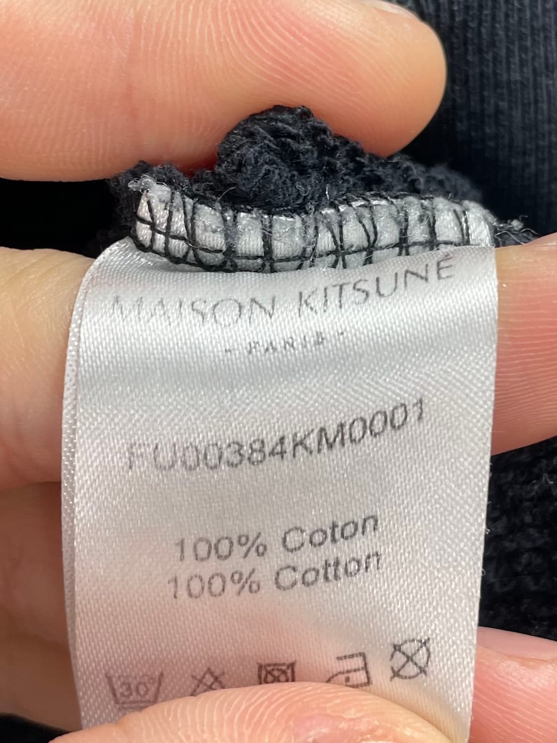 메종키츠네 벨벳 폭스 헤드 후드티 (on.743)  상품이미지6