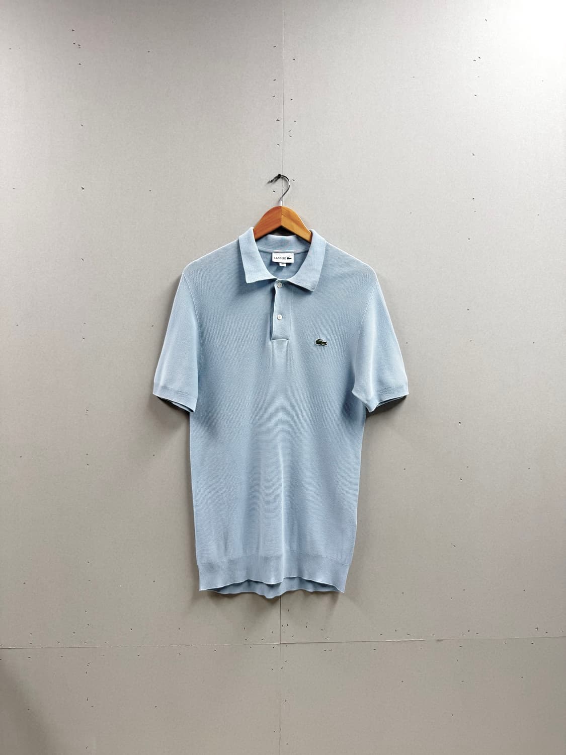 남성 95-100 / 라코스테 니트 반팔 카라티셔츠  상품이미지1