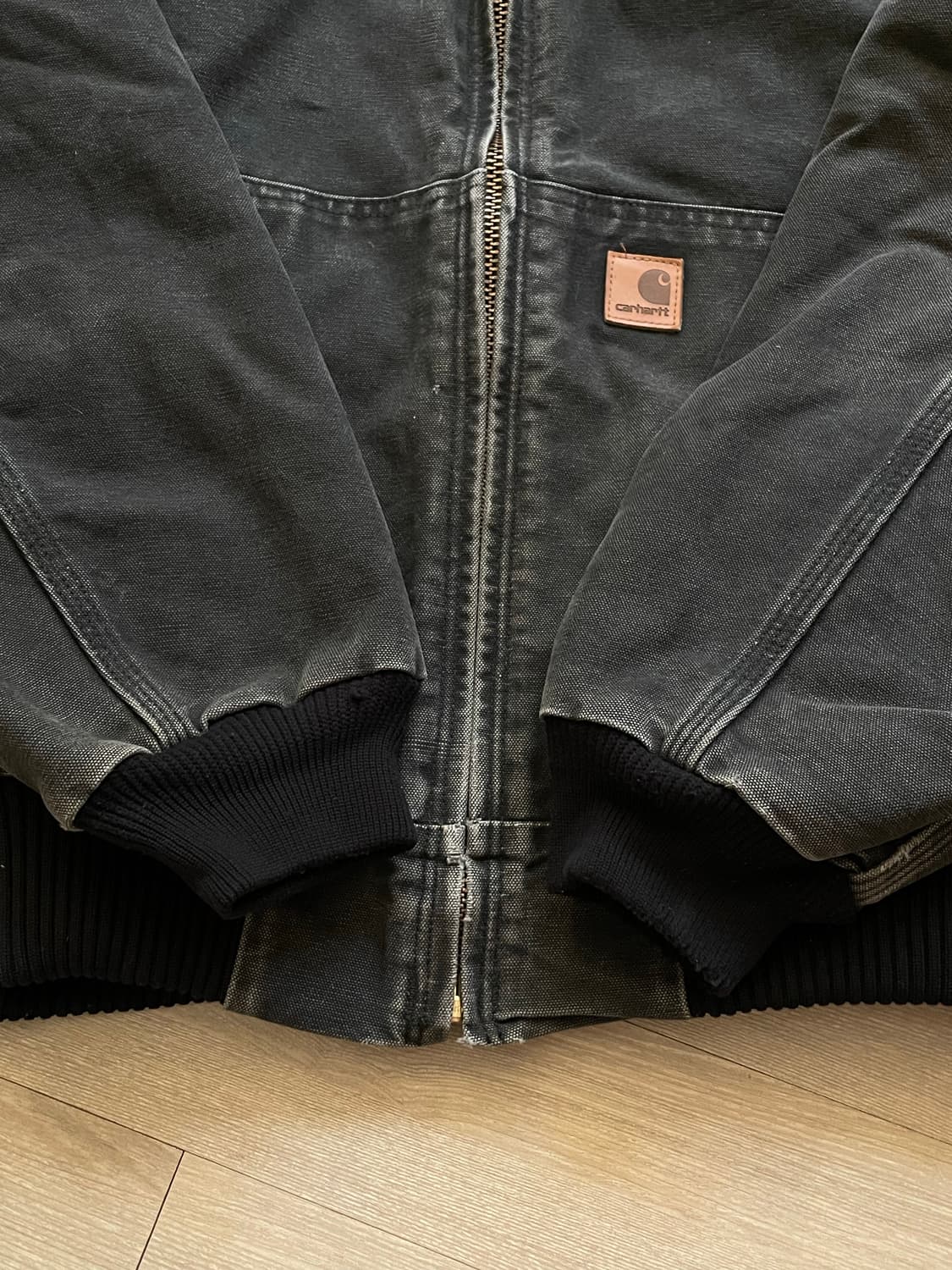 칼하트 j130 BLK 블랙 액티브 자켓 샌드스톤 carhartt 상품이미지6
