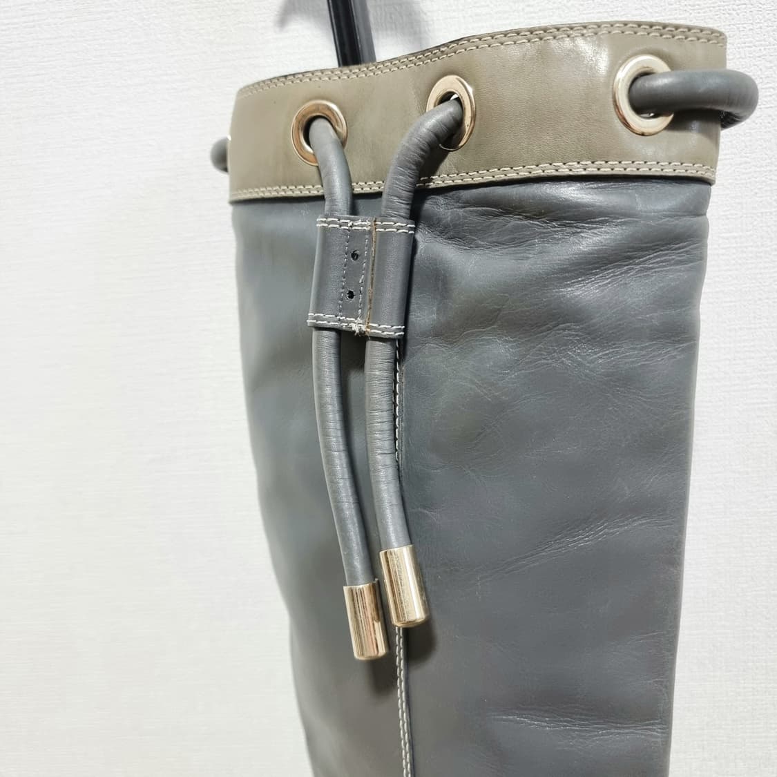 GUCCI 구찌 레더 앵클부츠 롱부츠 힐 슈즈 (225/표기35.5) 상품이미지5