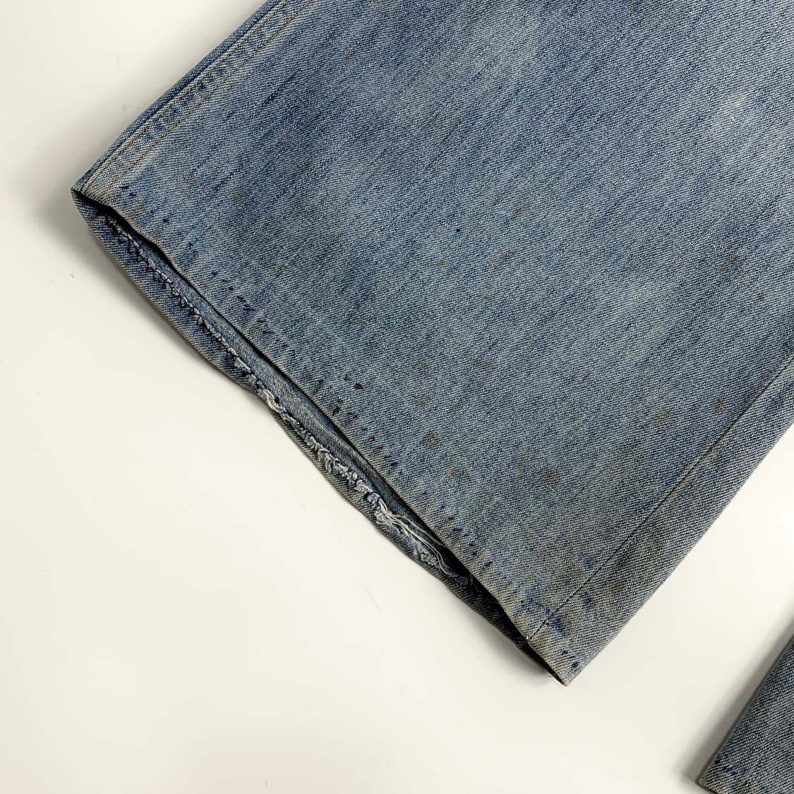 70s 리바이스 더티 워싱 와이드 플레어핏 데님 팬츠 상품이미지9