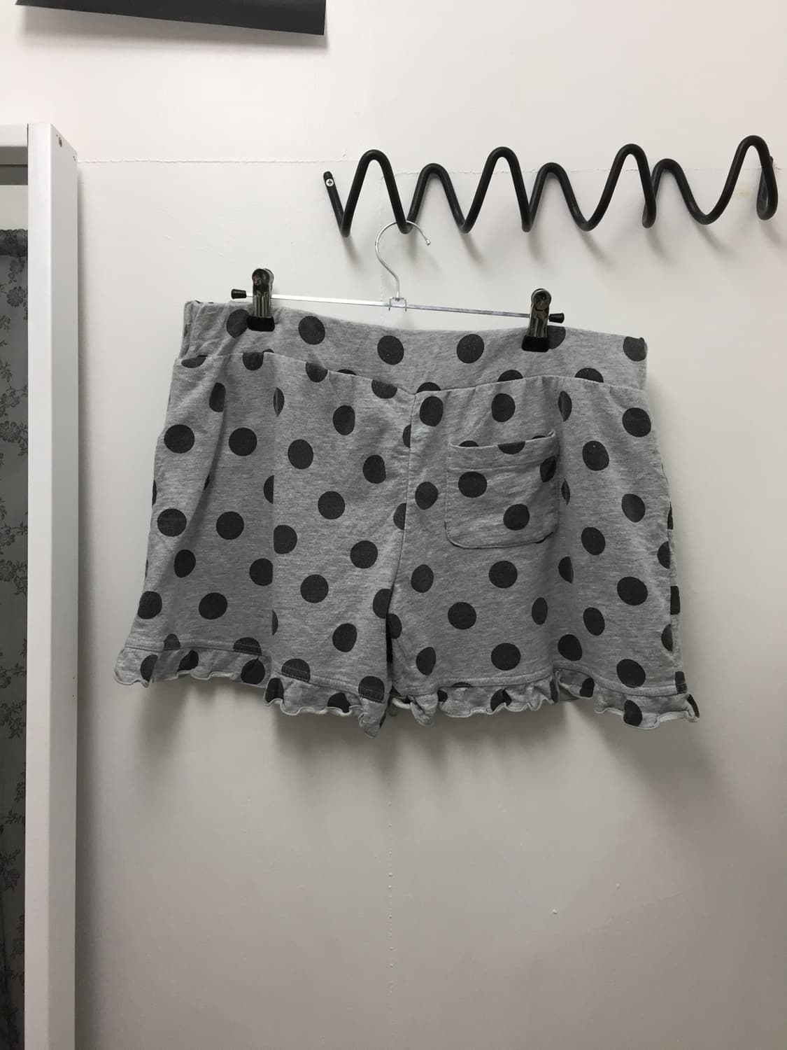 빈티지 도트 프릴 반바지 상품이미지3