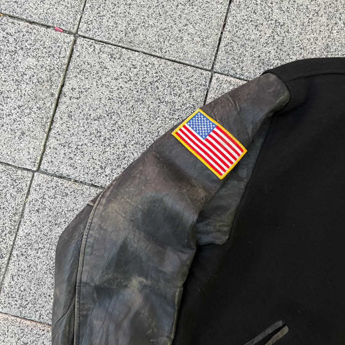 빈티지 골든 베어 바시티 자켓 상품이미지3