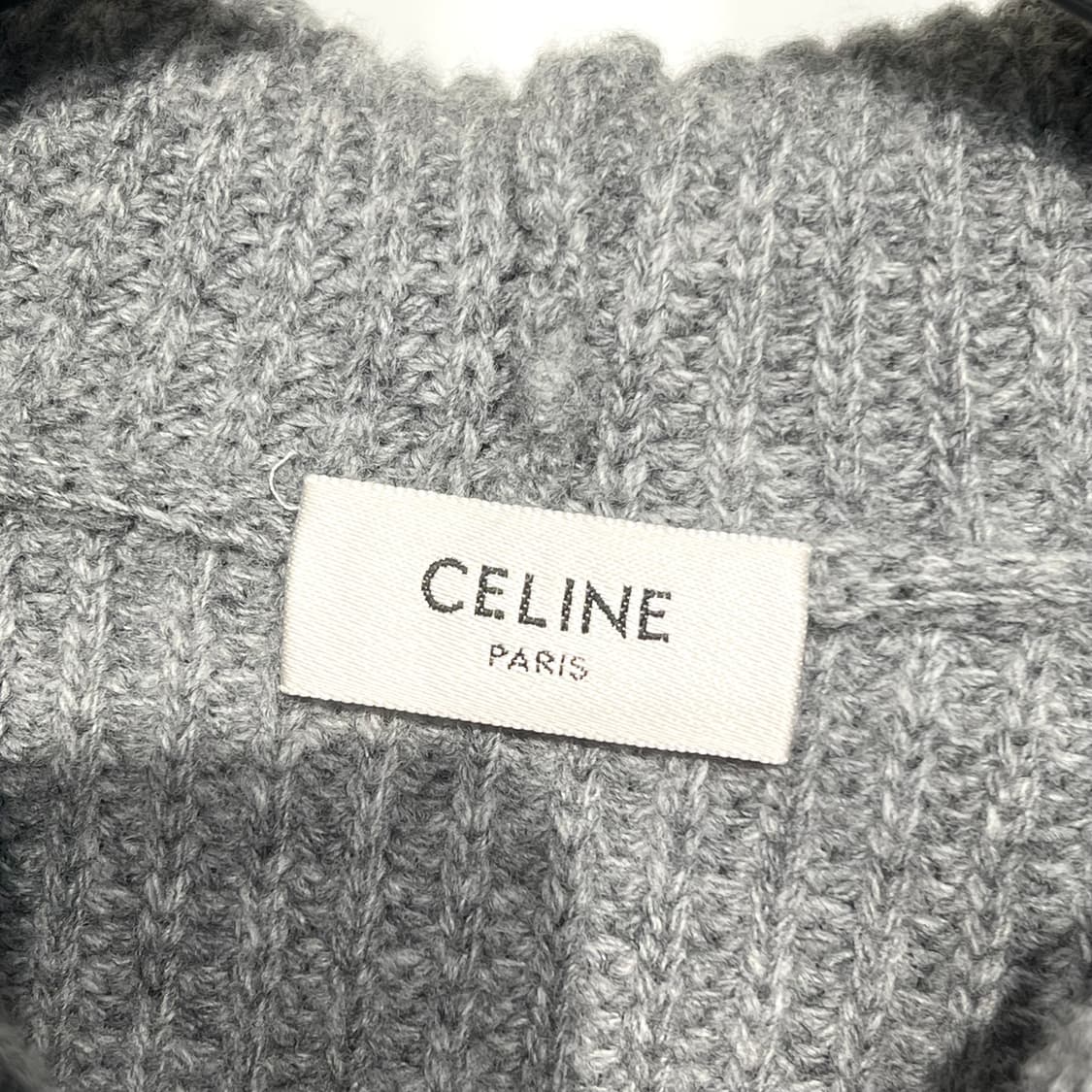 셀린느 니트 후드티 그레이 신형 상품이미지3