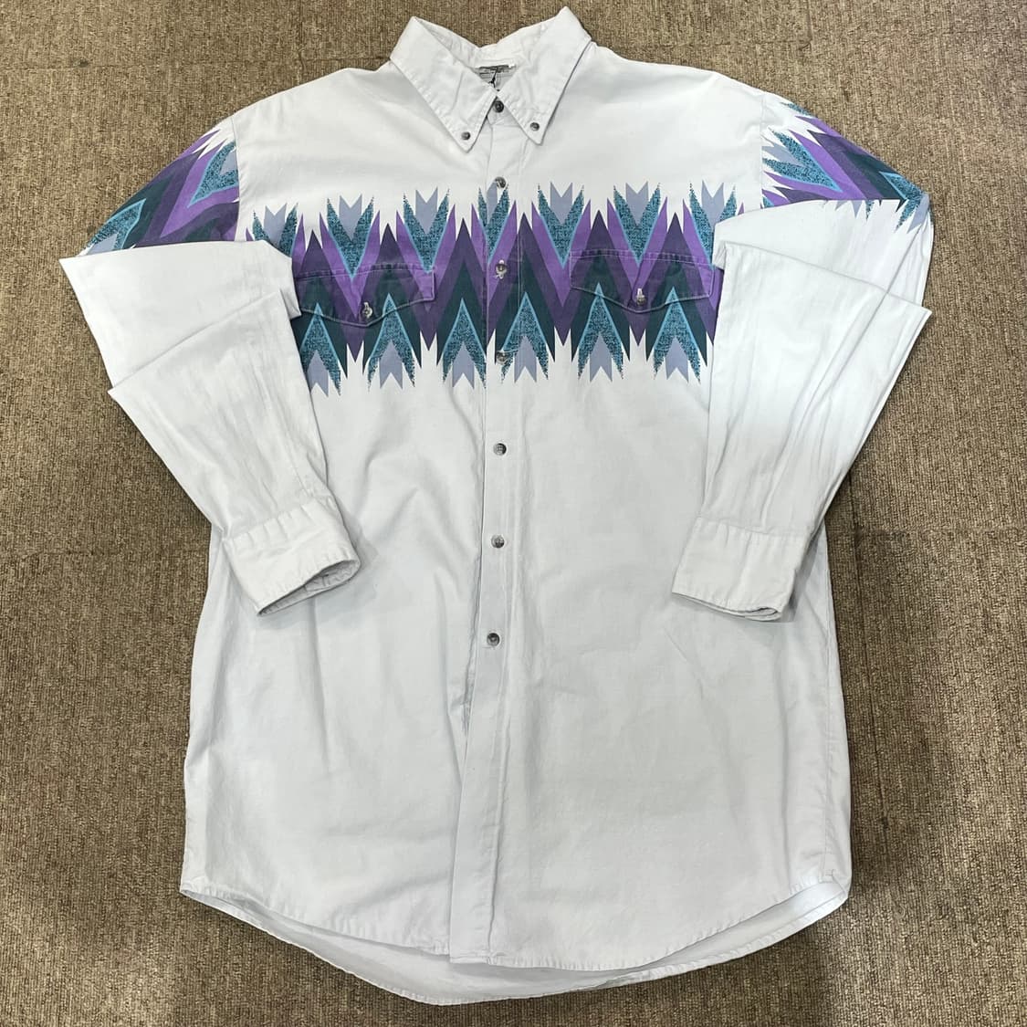 (XL) Cowboys' Turtle 빈티지 웨스턴 셔츠 상품이미지1