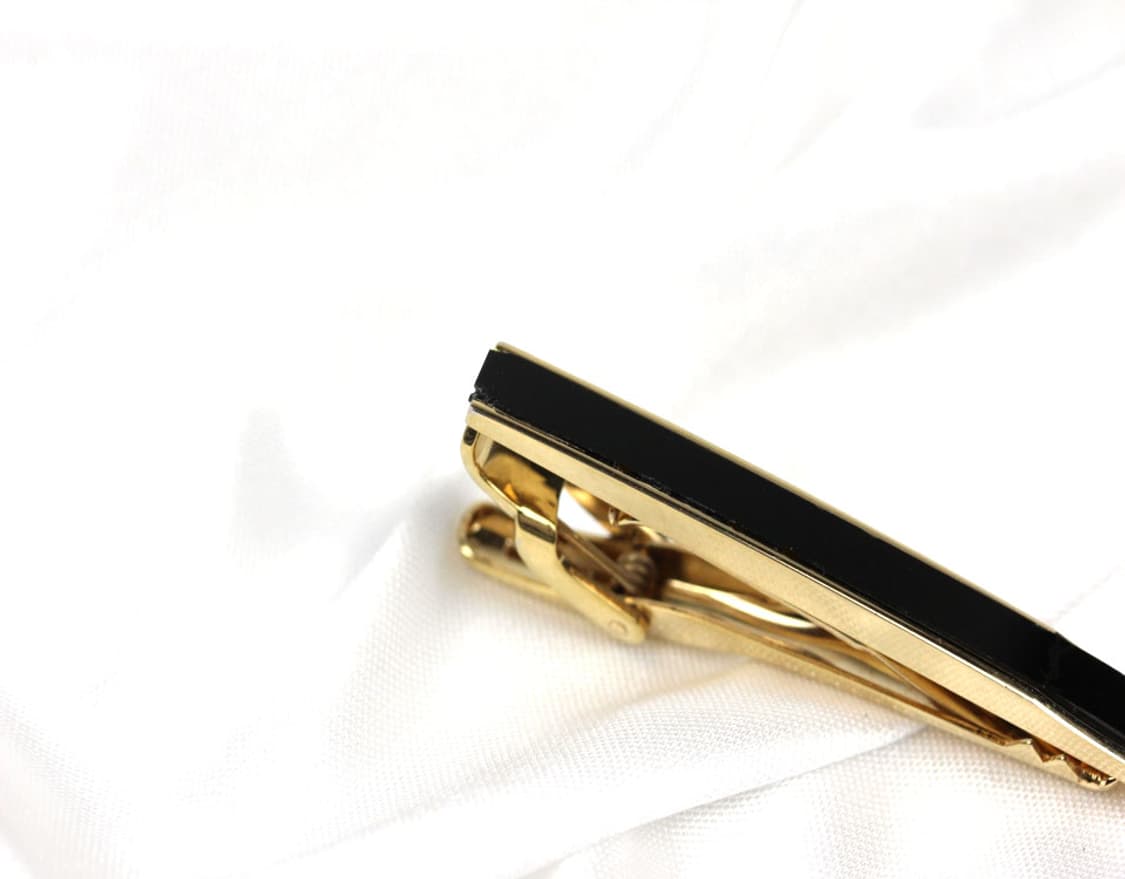 입생로랑 B+등급 5cm 남자 명품 넥타이핀 빈티지 상품이미지4