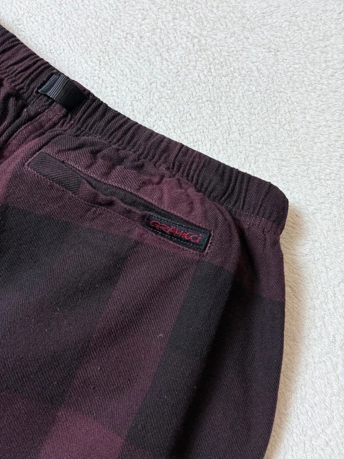 그라미치 18FW 넬 체크 루즈 테이퍼드핏 팬츠 PN7736 상품이미지6