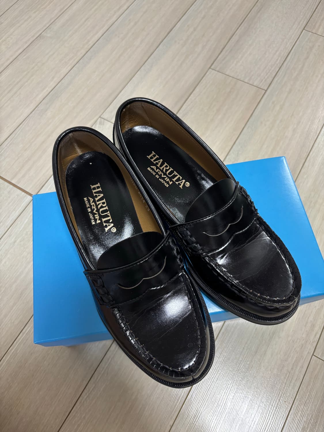 하루타 로퍼 4514 블랙 230mm 여성용 상품이미지1