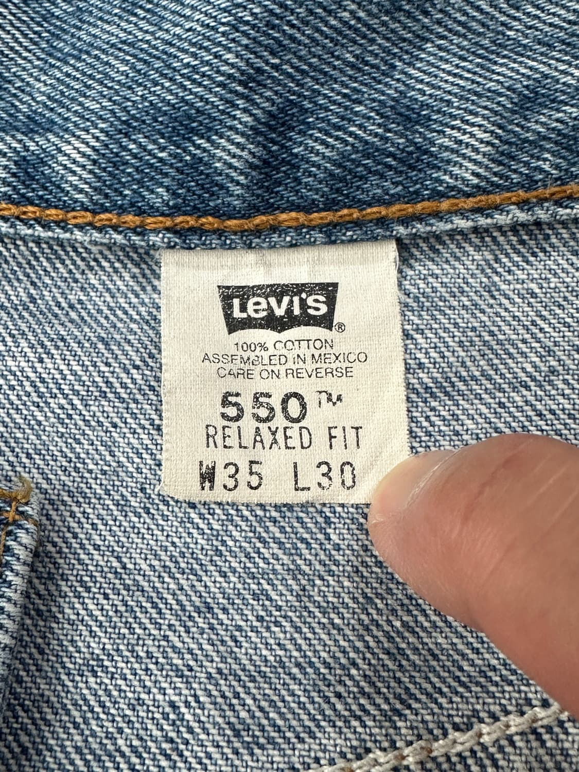 리바이스 550 00s 데님 팬츠 35 상품이미지8