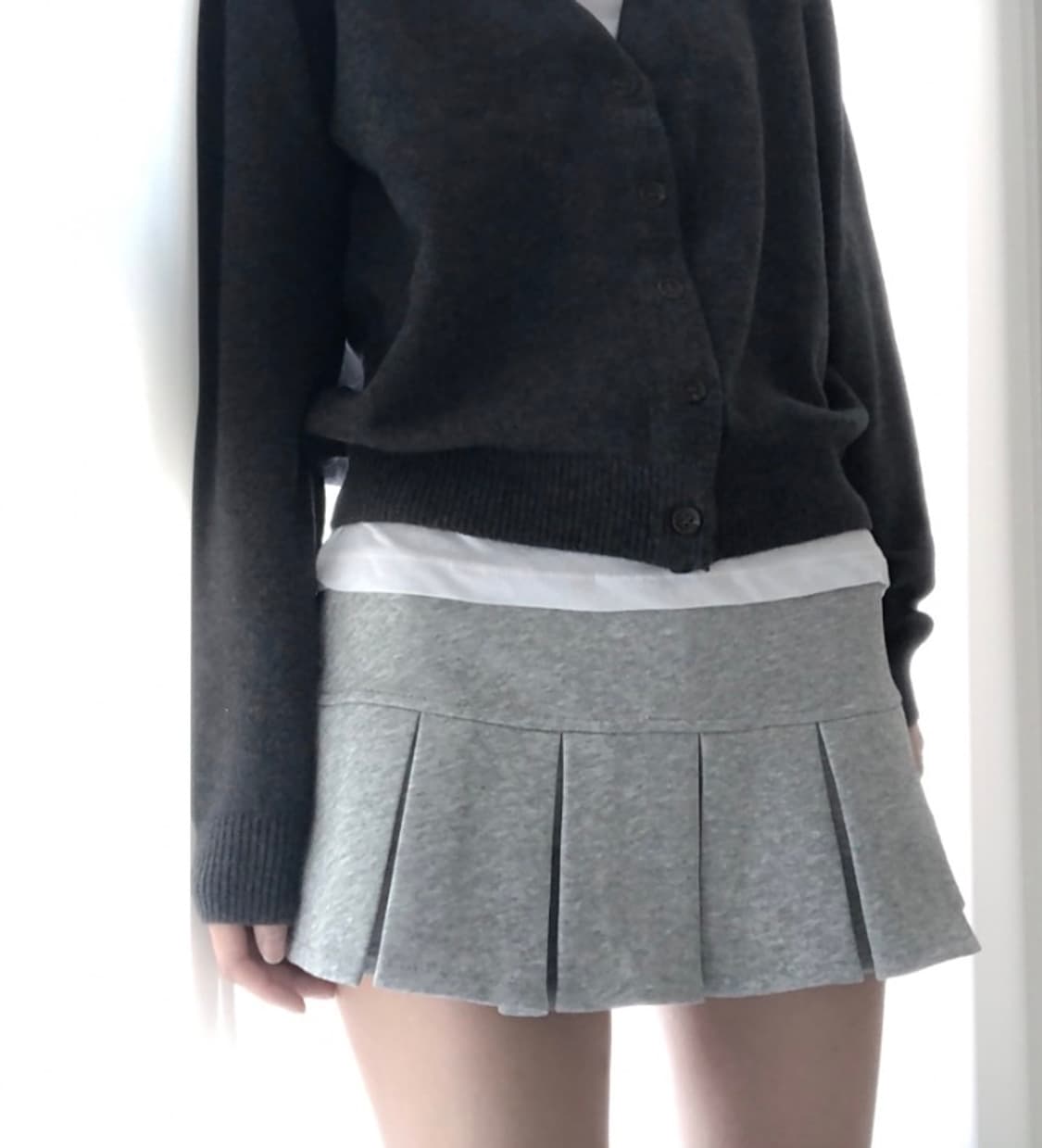 고와 로우 테니스 스커트 블랙 M 상품이미지1