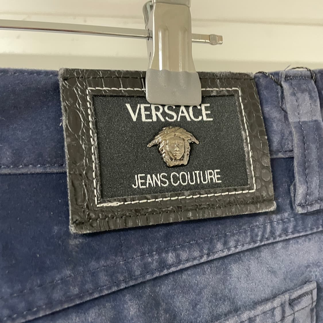 베르사체 네이비 팬츠 33 상품이미지4