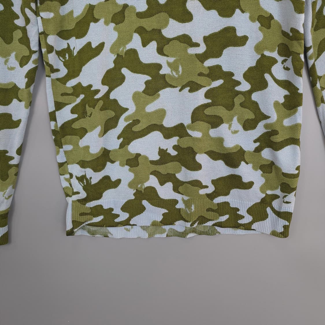 왁 WAAC 카모 니트 스웨터 골프 웨어 1 상품이미지3