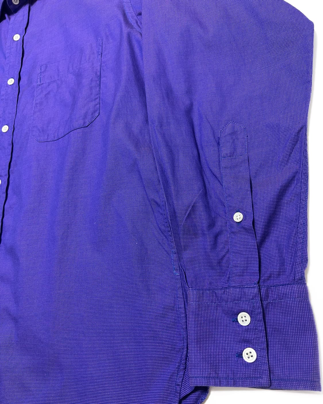 (34) 드레익스 영국산코튼 네이비×퍼플 핀 체크셔츠 상품이미지6