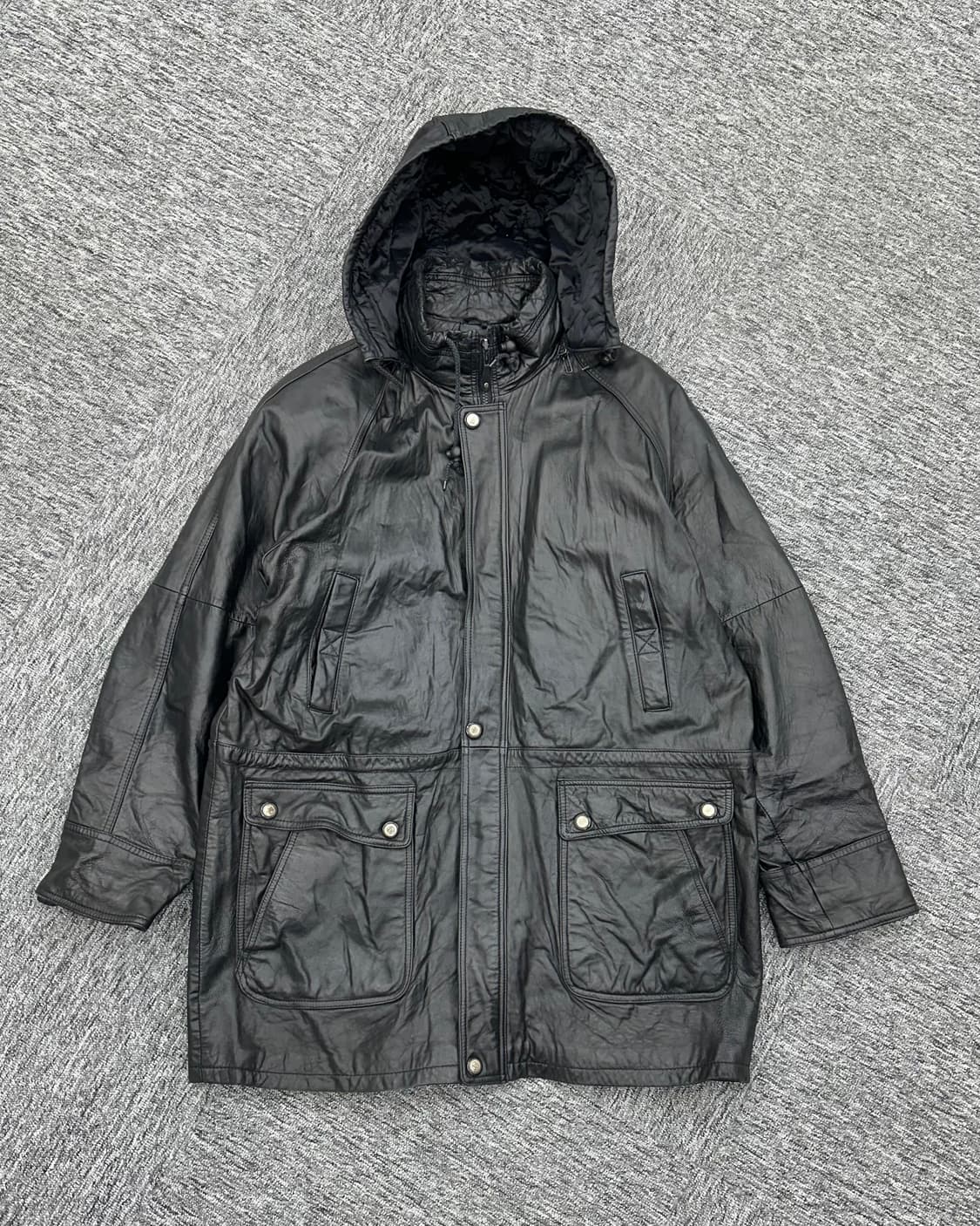 (44)90'S LEWIS LEATHER 가죽자켓-M1521 상품이미지1