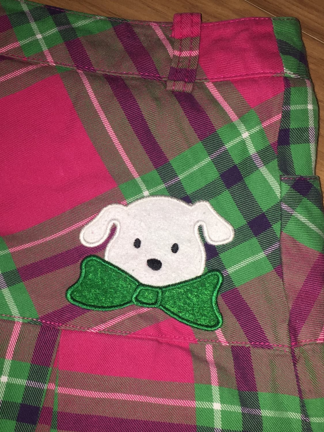 레트로 체크 빈티지 미니 스커트 상품이미지3