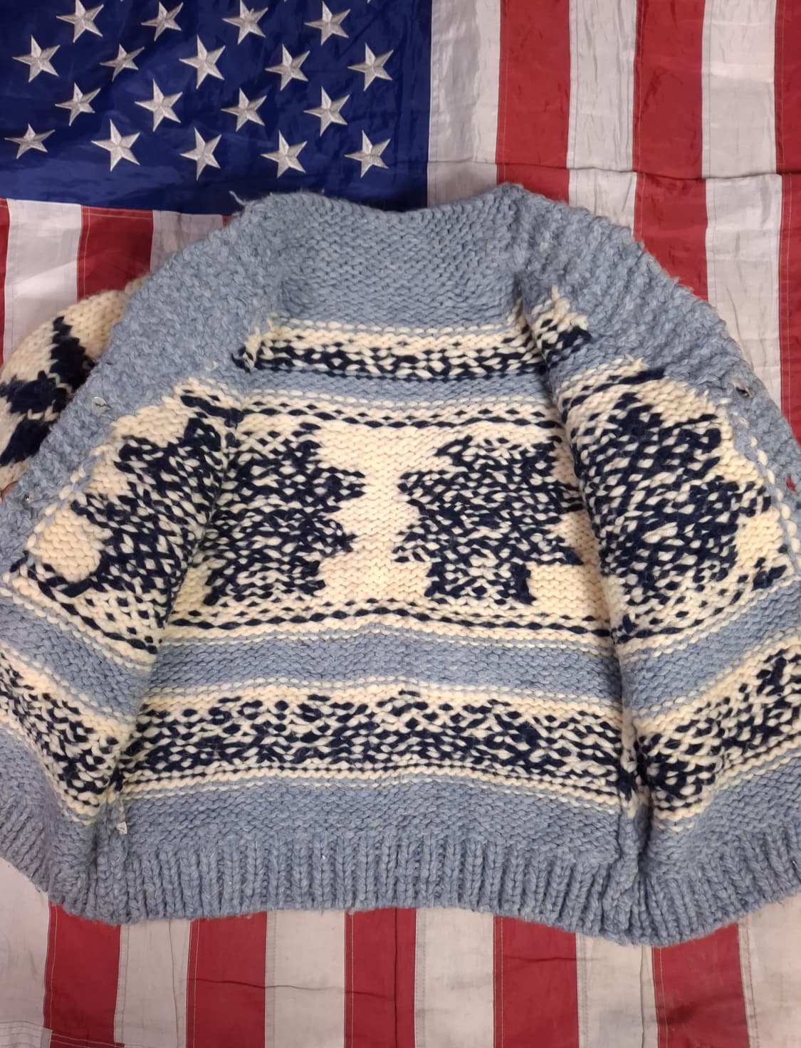 특A급 빈티지 코위찬 TYPE 헤비울 노르딕 가디건 상품이미지6