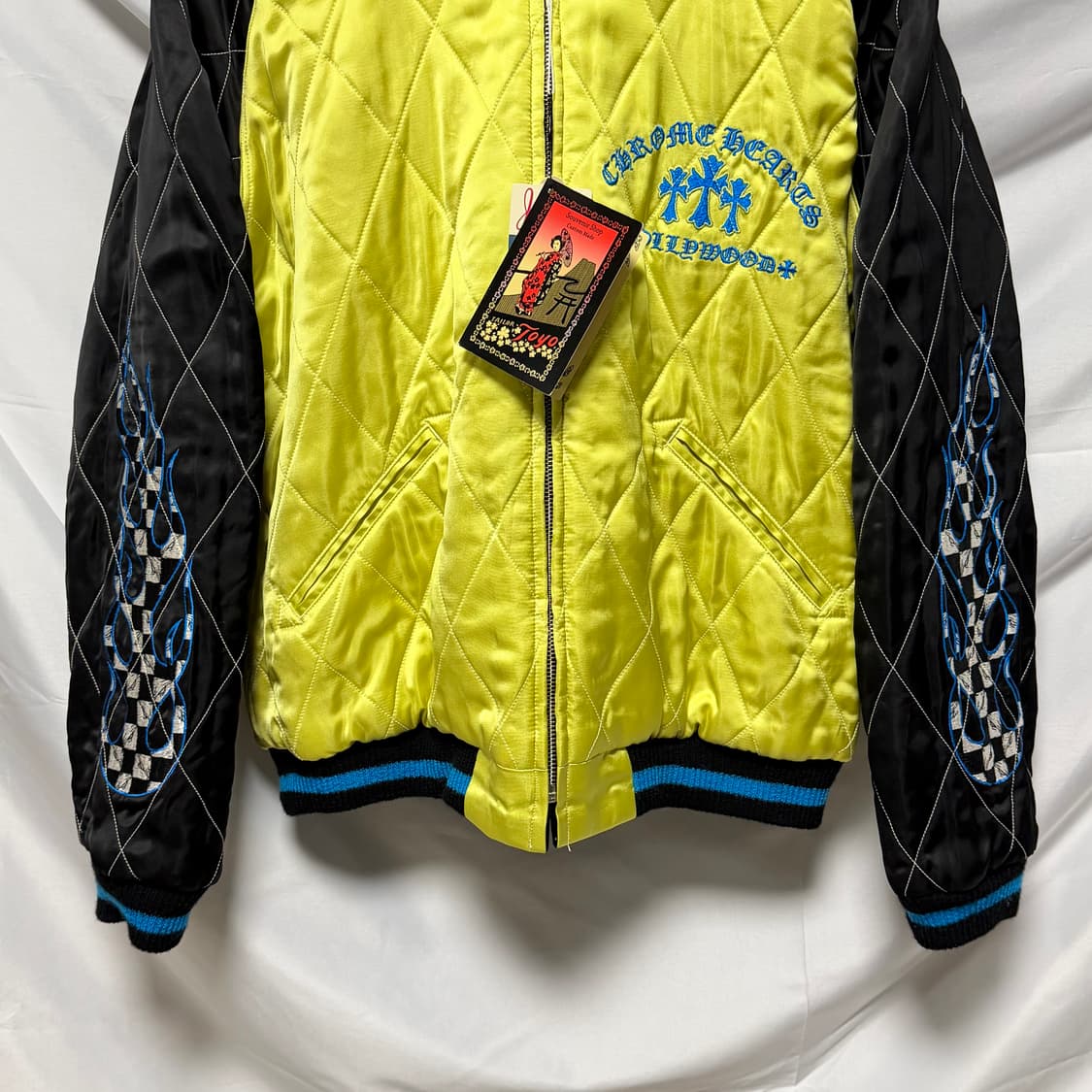 1450판매/새상품 크롬하츠 리버서블 매티보이 스카쟌 봄버 집업 상품이미지8