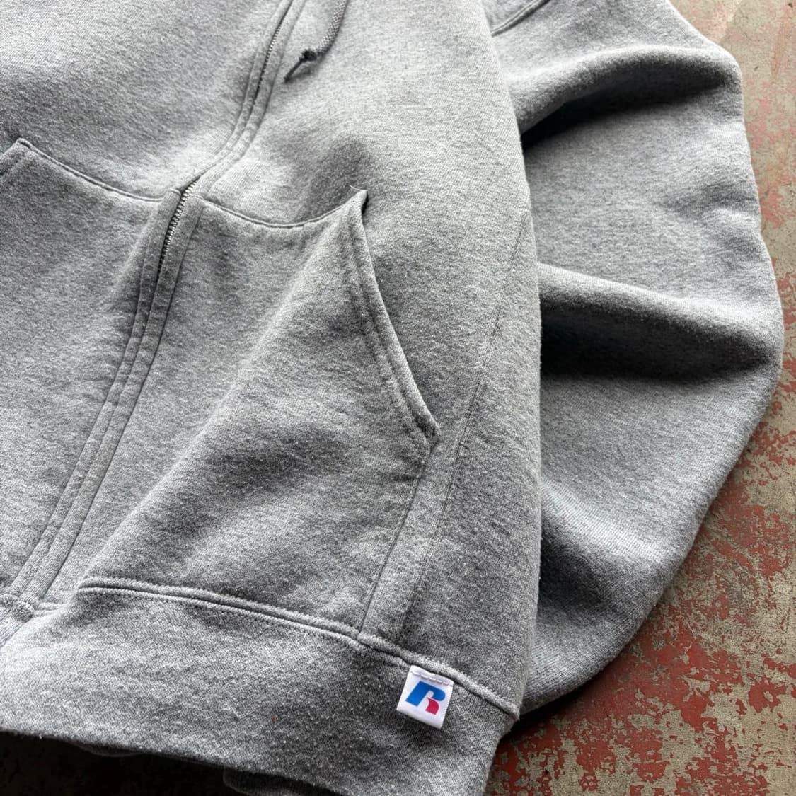 00s 온두라스 러셀 애슬레틱 후드집업 그레이 상품이미지2