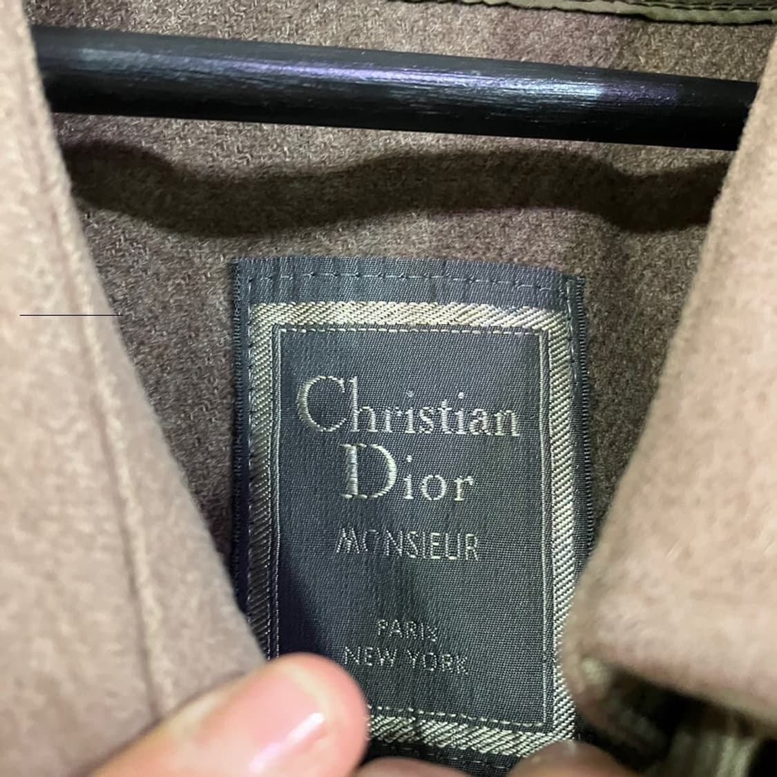 크리스찬 디올 아카이브 벨티드 맥코트 상품이미지8