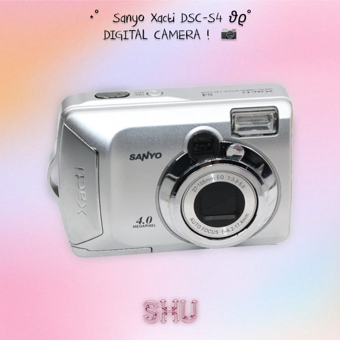 산요 작티 Xacti DSC-S4 컴팩트 빈티지 레트로 디카 실버 상품이미지2