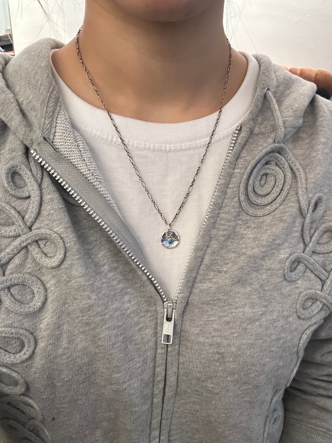 Turquoise star 925silver necklace 상품이미지6