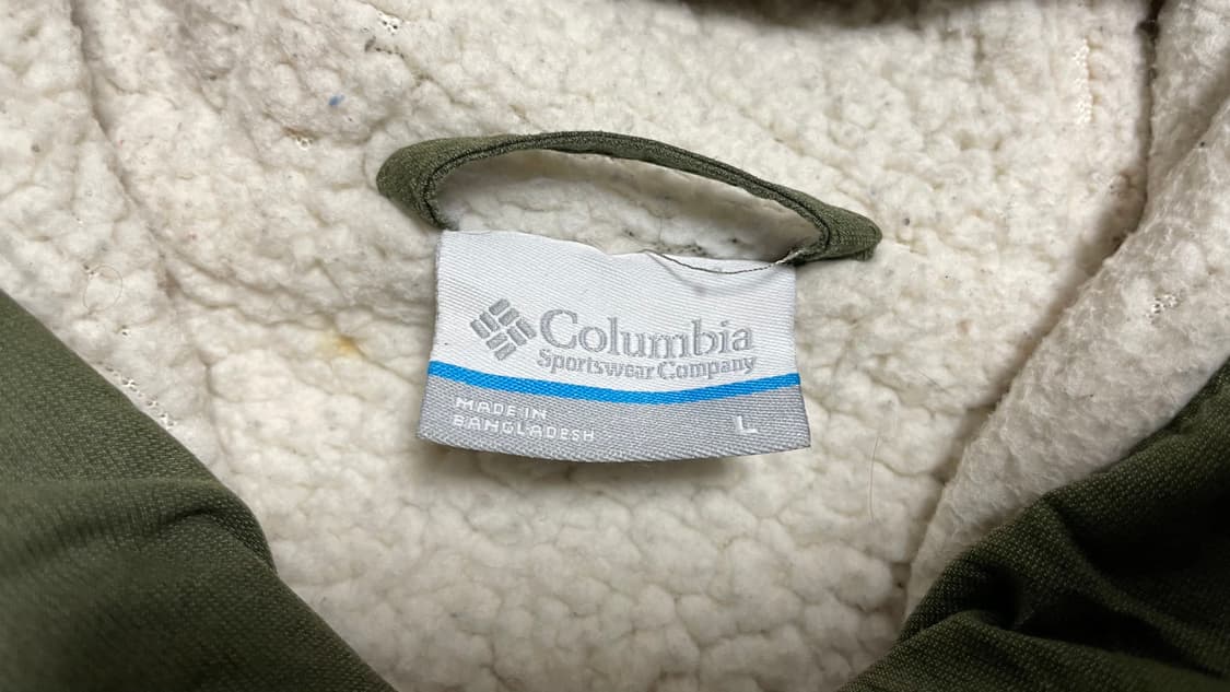 USA 00s 미국 빈티지 y2k 모리걸 컬럼비아 쉐르파 안감 후드 자켓 상품이미지7