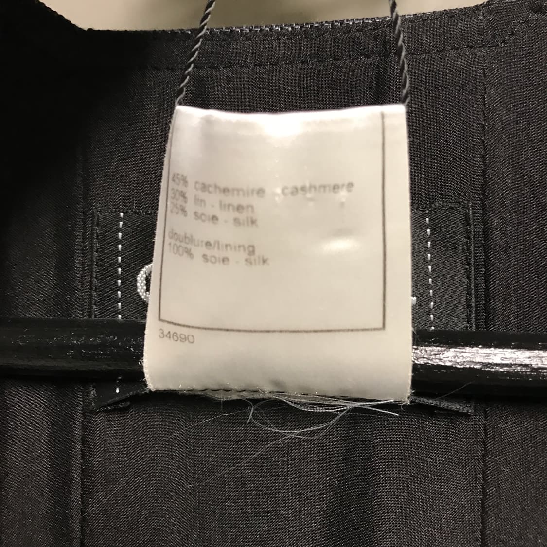 샤넬 실크 혼방 원피스 38 상품이미지5