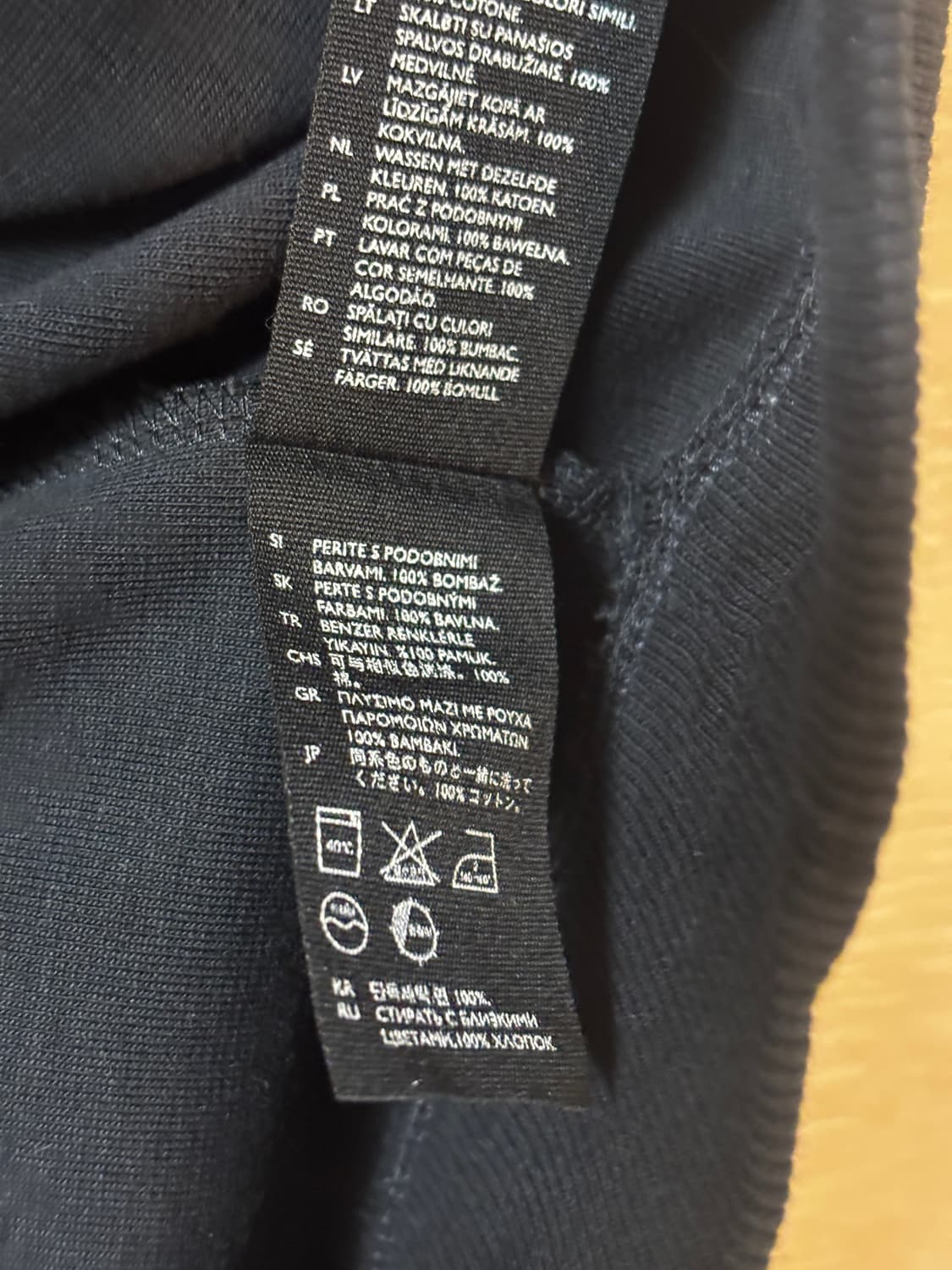 택포/S급) COS 네이비 하프 집업 스웨트 셔츠 상품이미지6