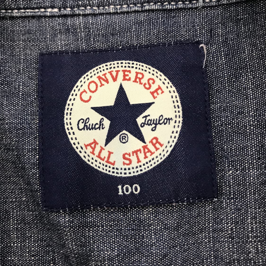 컨버스 빈티지 샴브레이 반팔셔츠 [100] 상품이미지5