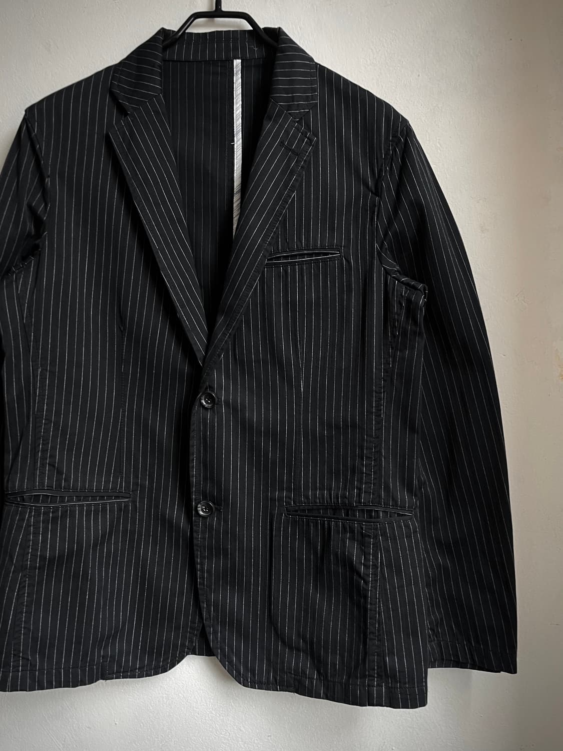 90-00s KANSAI YAMAMOTO Old Stripe Jacket 상품이미지4