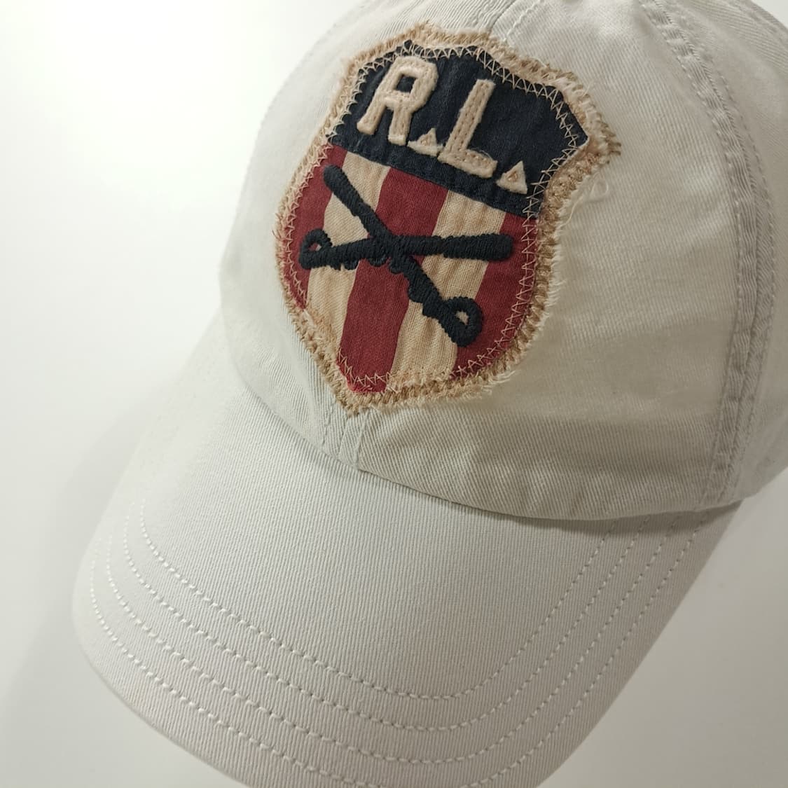 CK460 폴로진스 90s RL엠블럼 가죽스트랩 볼캡 모자 상품이미지1