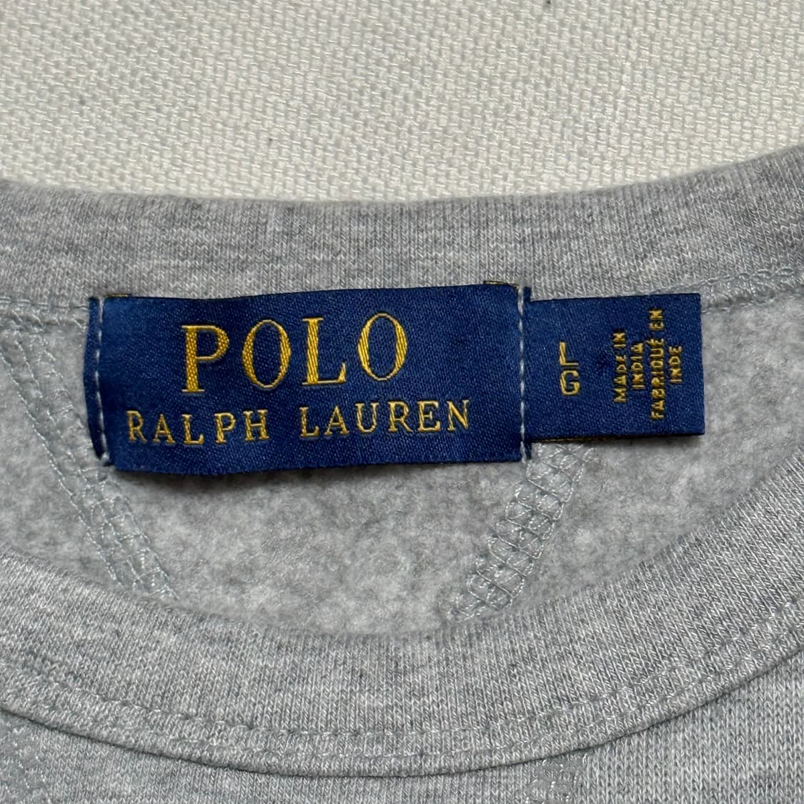 L 폴로랄프로렌 그레이 기모 맨투맨 상품이미지4