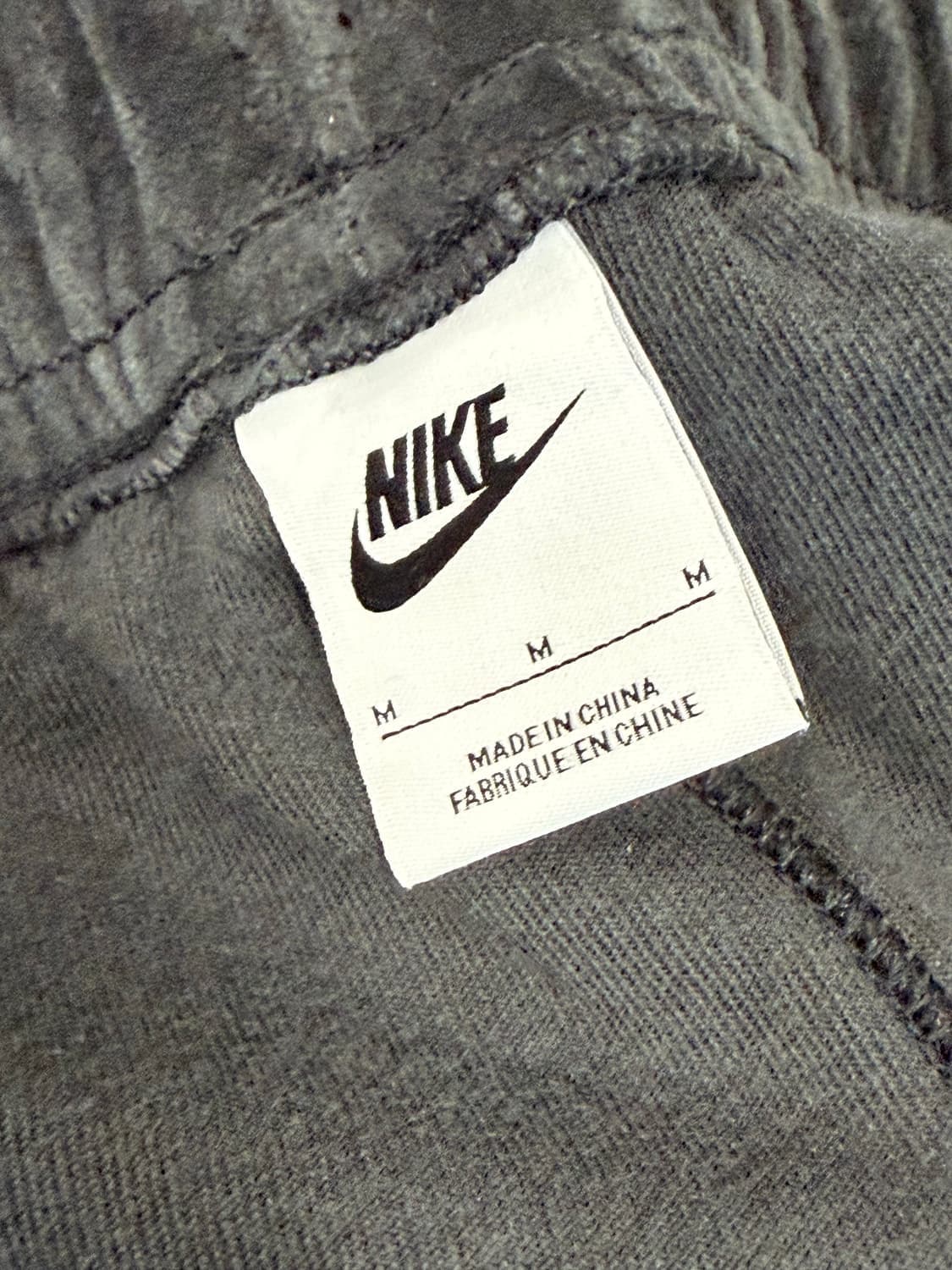 (M) 나이키 벨루어 파이핑 조거 팬츠 블랙 상품이미지4
