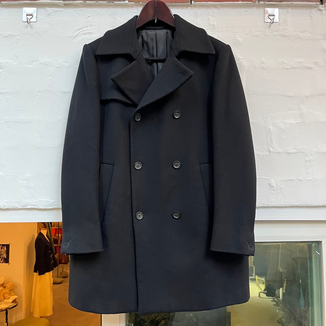 Theory 버진 울 캐시미어 혼방 피코트 Men M 상품이미지1